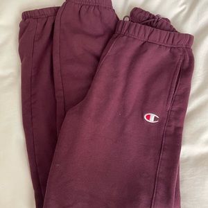Champion Burgundy Sweatpants